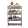 Industrial Vintage Folding Pot Plant Stand Display Flower Rack Extend 3 Tiered