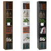 Hoffree Cube 6 Tier Tall Wood Bookcase Shelf Shelving Display Storage Unit 180cm