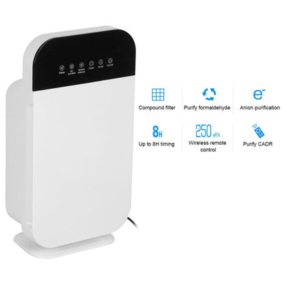 Large Room Air Purifier True HEPA Filter Odor Allergies Eliminator Home Office