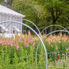 Greenhouse Plant Hoop Grow Garden Tunnel Hoop Support Hoops w/ Pipe Clamps Clips