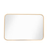 Horizontal Rectangular Wall Mirror Industrial Living room Bathroom Hallway 60cm