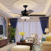 Ceiling Fan with Light Remote Control IndoorCeiling Lamps 3 Wind Speeds 132cm