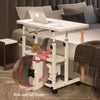 Adjustable Mobile Laptop Table Notebook Desk Sofa Bed Tray Computer StorageShelf