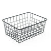 1pcs Iron Storage Basket Metal Wire Mesh Basketry Bathroom kitchen Tray Desk UK