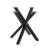Industrial Dining Table Legs Metal Table Stand DIY Furniture X Cross Frame Legs