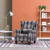 Wing High Back Accent Armchair Sofa Cushioned Seats Large Single Tub Chairs Sofa