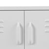 Modern 4 Doors 4 Shelves Metal Filing Cabinet Office Document Storage Cupboard