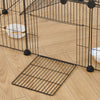 12/24/36 Panels Pet Cage Metal Playpen Dog Cat Rabbit Play Pen Wire Run Fence UK