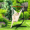 Hammock Stand with Heavy-Duty Steel Beam Construction Outdoor Garden Patio Relax