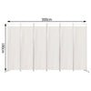 6-Panel Room Divider Folding Privacy Screen Freestanding Protective Partition