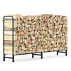 Firewood Rack Storage Rustproof Log Wood Outdoor Indoor Elevated Design Steel