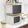 Countertop Microwave Stand Storage Shelving Unit Small Oven Shelf Microwave Rack