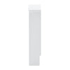 Modern Radiator Cover Cabinet MDF Vertical Slat Shelve Home Furniture White