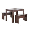 Rectangle Dining Tables for 2-4 Small Space, Wooden Kitchen Table Home/Office