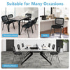 5PCS Office Guest Chairs Stackable Meeting Room Chairs Conference Mesh Chairs