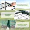 4 Tier Mini Greenhouse Outdoor Garden Plants Growhouse W/ Zippered Roll up Door