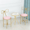 Set of 1/2 Vanity Chair Thicken Padded Lounge Dresser Seat Makeup Stool for Girl