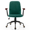 Velvet Leisure Chair Adjustable Swivel Home Office Chair Mid-Back Computer chair