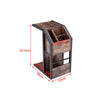 Bedside Table Cabinet Small Side End Table Nightstand Storage Organizer Stand