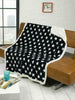 Luxury Union Jack USA Flag Cosy Fleece Sofa Bed Blanket Throw Sherpa Faux Fur