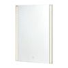 White Bathroom Mirror Wall Mounted Hanging 3 Colors LED Lights Dimmable IP44