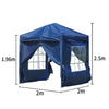 Portable Pop-up Gazebo Marquee Canopy Outdoor Garden Patio Party Tent 2x2M 3x3M