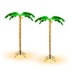 Pre-Lit Artificial Palm Tree Tropical LED Rope Light Patio Garden Tree Decor