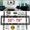 TV WALL BRACKET MOUNT SLIM FIXED FOR 32 40 45 50 55 60 65 70 INCH LED LCD PLASMA