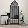 Tall Rustic Arch Wall Mirror Large Metal Window Style Frame Hallway Church Decor