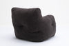 Upholstered Soft Fabric Tufed Bean Bag Foam Memory Resilience Sponge Chair QB