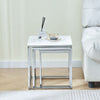 Nest Of 3 Nested Nesting Tables Side End Coffee Table Wooden for Living Room