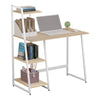 Computer Desk Laptop PC Writing Table with Storage Shelf Workstation Home Study