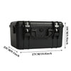 Protective Hard Carry Case Camera Travel Equipment Waterproof Storage Box Black