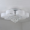 LED Crystal Ceiling Light Chandelier Lamp Kitchen Bed Modern Living Room Lights