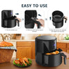 7L Air Fryer with Timer Non-Stick Basket Healthy Low Fat Oil Frying Oven 1800W