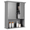 Bathroom Storage Cabinet Wall Mounted Vanity Storage Cupboard w/Adjustable Shelf