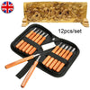 12Pcs/set Wood Carving Hand Chisel Tools For Carpenters Woodworking With Bag UK