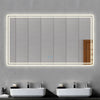 Bluetooth Bathroom Mirror with LED Light 3 Colors Touch Sensor Demister Pad