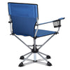 Swivel Camping Chair Collapsible Portable Picnic Fishing Garden Outdoor Chair