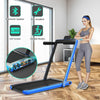 2 in 1 Folding Treadmill Electric Walking Running Machine Bluetooth LED Display