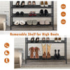 5-Tier Entryway Shoe Rack Industrial Shoe Organizer Freestanding Storage Shelf
