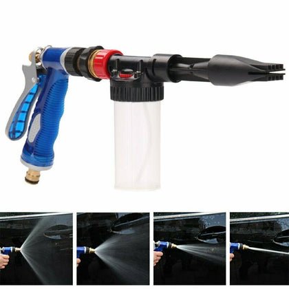 Snow Foam Car Wash Spray Gun Lance Uses Hose Pipe Multifunctiona