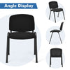 5 Pcs Modern Conference Chair Reception Side Chair Ergonomic Lumbar Support