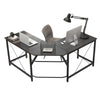 Large Corner Computer Desk L-shaped PC Table Workstation Home Office Table