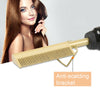 Electric Beard Hair Straightener Brush Comb Hair Flat Curling Iron Heated Hot UK