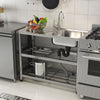 Catering Sink Stainless Steel 1.0 Bowl Commercial Restaurant Kitchen Wash Table