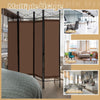 4 Panels Folding Room Divider Lightweight Wall Partition 182CM Privacy Screen