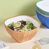 4Pcs Square Salad Bowl Plastic Cereal Bowl Reusable Snack Bowl with Lid brTir