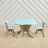 3pcs Kids Table & Chairs Set Children Writing Drawing Table Playroom Furniture