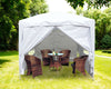 Outdoor Garden Pop Up Gazebo Marquee Party Tent Canopy 4 Side Panels 2x2M